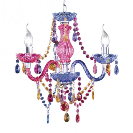 Chandelier Lüster Multicolour (3 lights)
