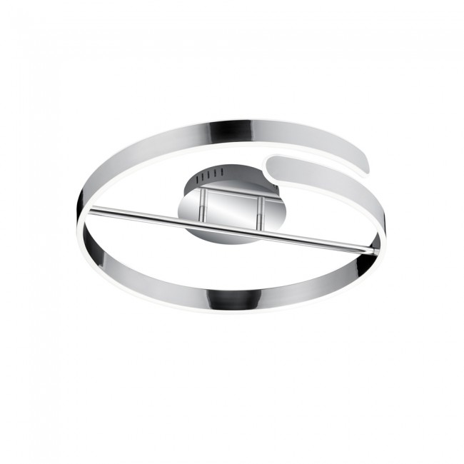 LED Ceiling Flush Light Parma Chrome (37W)
