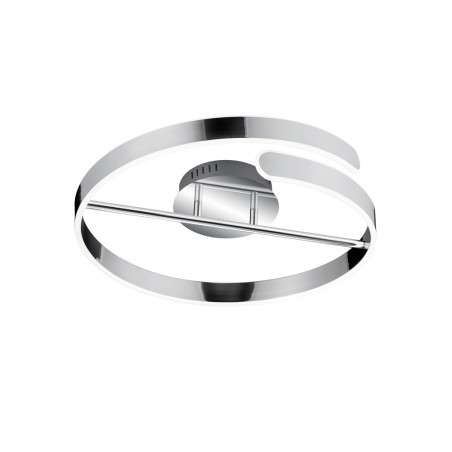 LED Ceiling Flush Light Parma Chrome (37W)