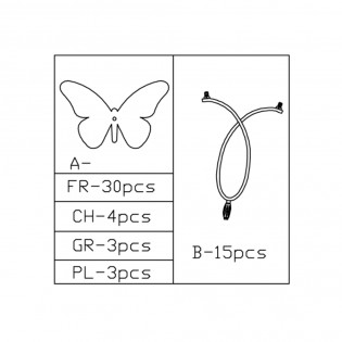 Ceiling Flush Light Butterfly