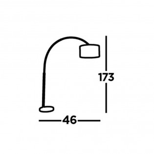 Lámpara moderna Arc Floor