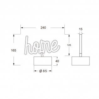 Table lamp LED Casa (1W)