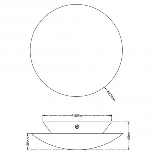 Wall lamp LED Chiros (8W)