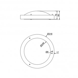 Flush light Condus