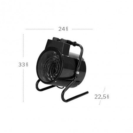 Industrial fan heater Zenon IP24 (3000W)