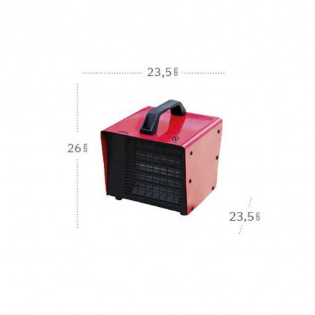 Industrial PTC ceramic fan heater Chopo (3000W)
