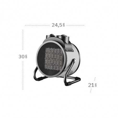 Industrial PTC ceramic fan heater Gabón (3000W)