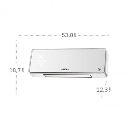 Split cerámico PTC con mando a distancia Invierno II (2000W)