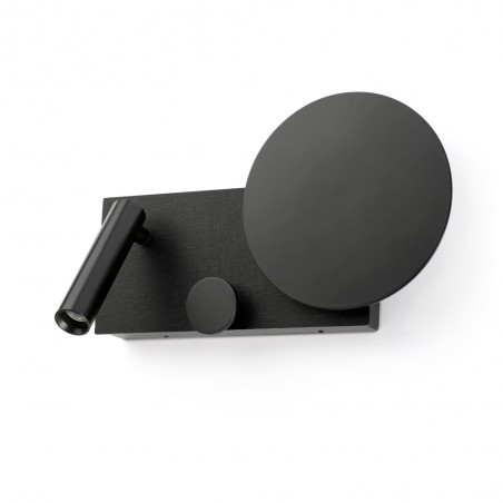 LED wall lamp with reader Klee Right (10+3W)