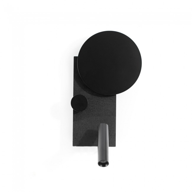 LED wall lamp with reader Klee Right (10+3W)