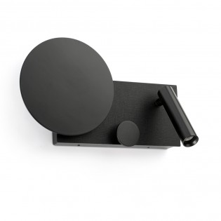 Aplique LED con lector Klee Izquierdo (10+6W)
