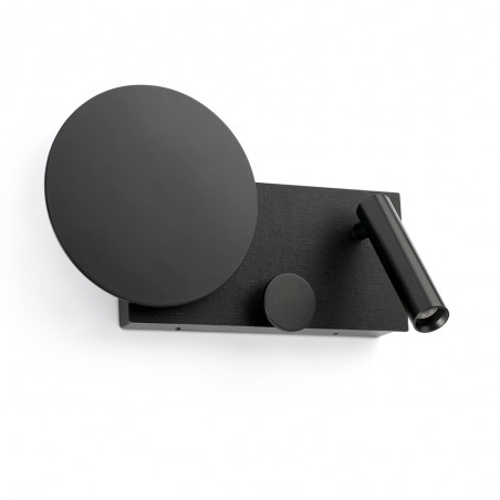 LED wall lamp with reader Klee Right (10+3W)