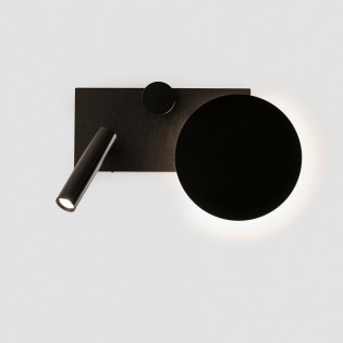 Aplique LED con lector Klee Izquierdo (10+6W)