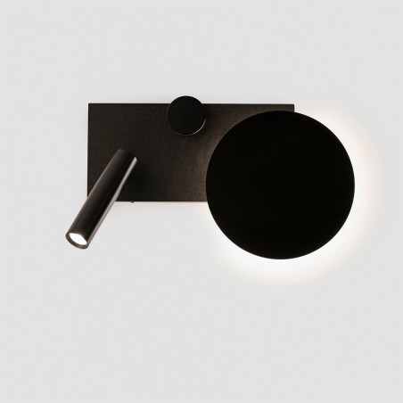 Aplique LED con lector Klee Izquierdo (10+6W)