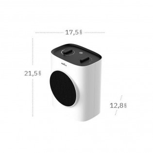 Ceramic fan heater 2 powers Chipre (1500W)