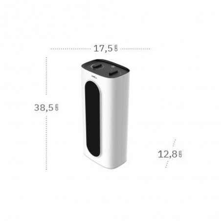 Ceramic fan heater 2 powers Chequia (2000W)