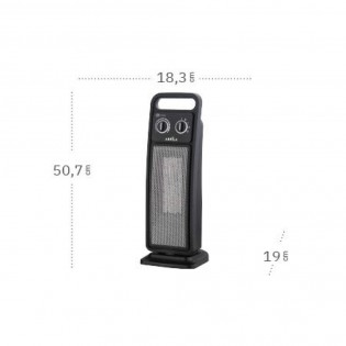 Oscillating vertical ceramic fan heater Brasil (2000W)