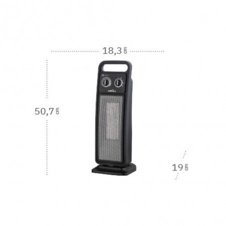Termoventilador cerámico vertical oscilante Brasil (2000W)