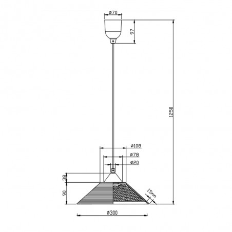 Pendant lamp Diego