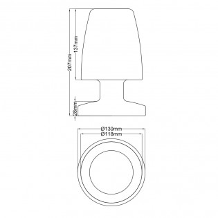 Outdoor lamp LED Dora