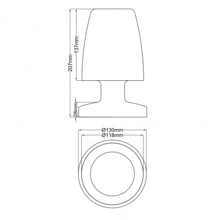 Outdoor lamp LED Dora