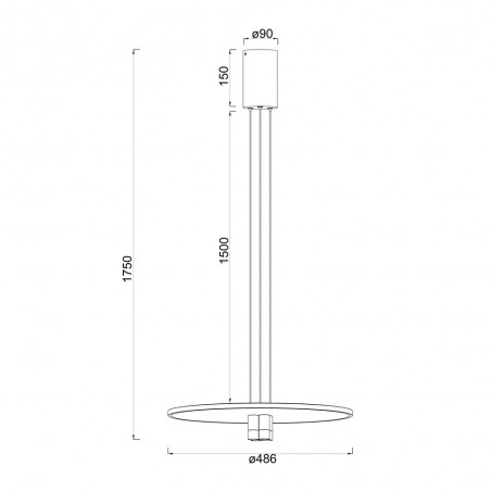 Lámpara de techo LED Nomada (33W)