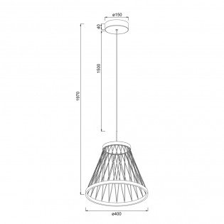 Lámpara de techo LED Spider (20W)