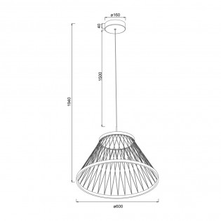 Lámpara de techo LED Spider (43W)