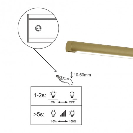 Lámpara colgante LED Lineal (24W)