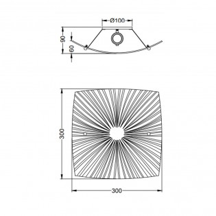 Flush light Elisa