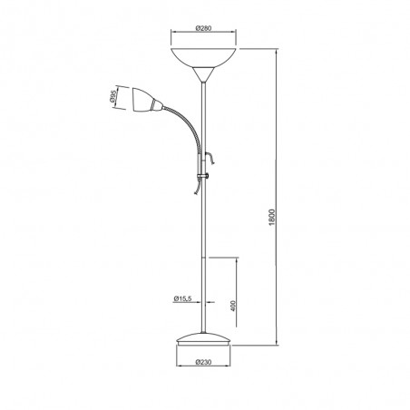 Floor lamp Erzwo