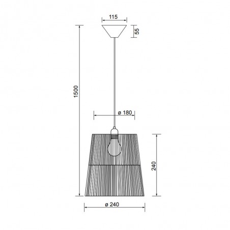 Pendant lamp Holm