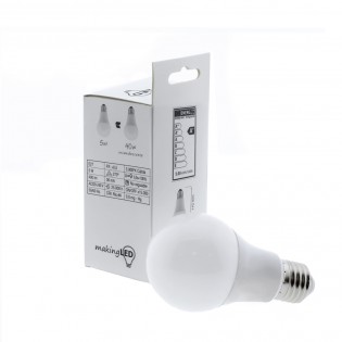 Bombilla LED E27 A60 (5W)