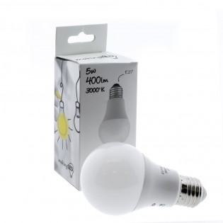 Bombilla LED E27 A60 (5W)
