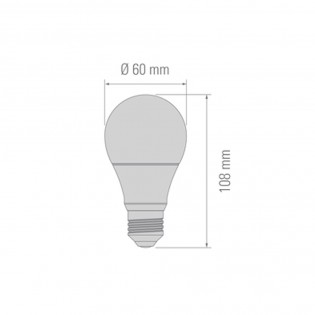 Bombilla LED E27 A60 (10W)