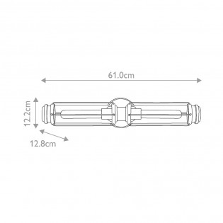 Aplique de pared para baños Masthead (2 luces)