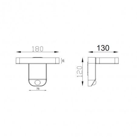 Outdoor wall lamp LED Esquel (4.5W)