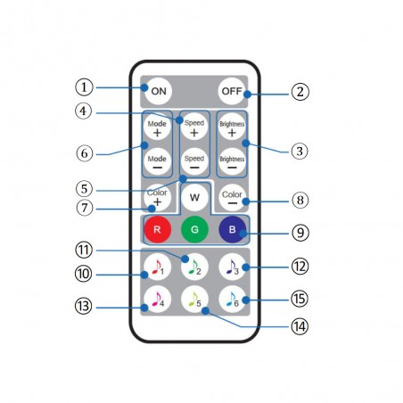 Table lamp Led GAME RGB (2.5W)