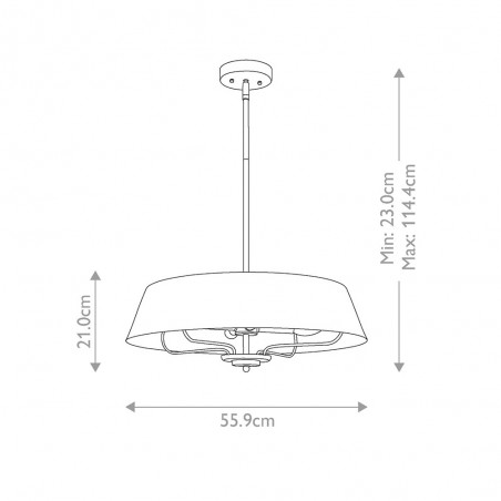 Pendant Lamp Luella (4 lights)