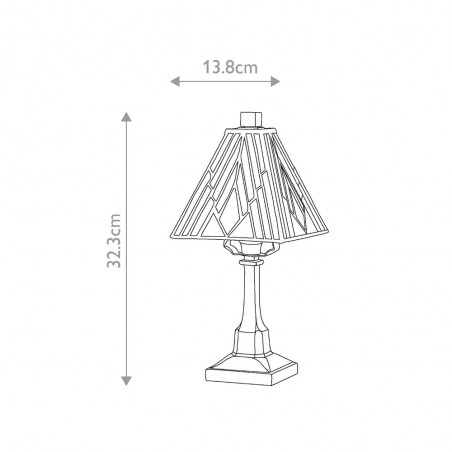 Lámpara de mesa Alderley S
