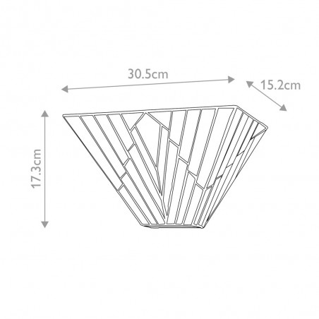 Aplique de pared Alderley