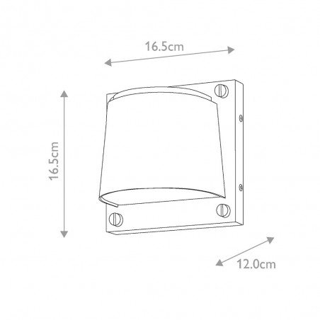 Aplique de pared de exterior Scout