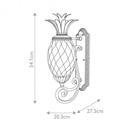 Outdoor Wall Lamp Plantation M