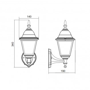 Outdoor wall lamp Livenza