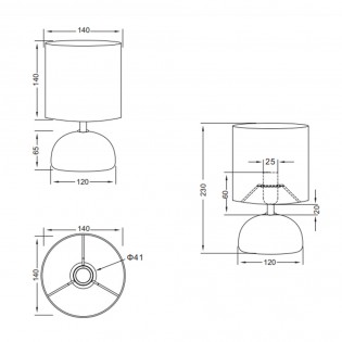 Table lamp Luci