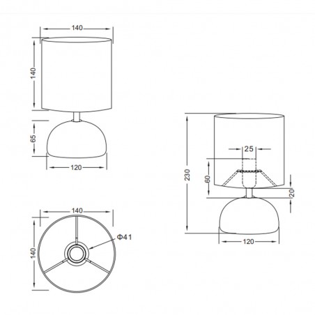Table lamp Luci