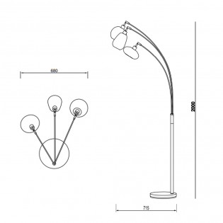 Floor lamp Lumina