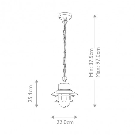 Outdoor Pendant Lamp Copenhagen