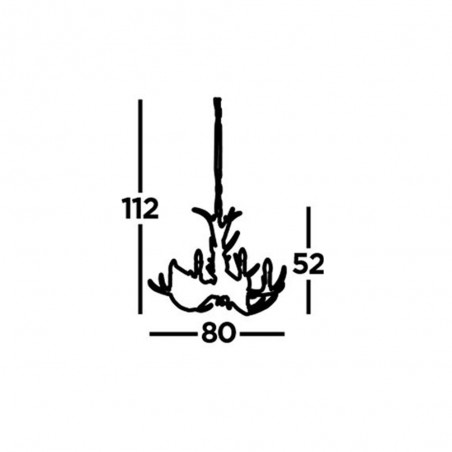 Ceiling lamp Stag (6 lights)