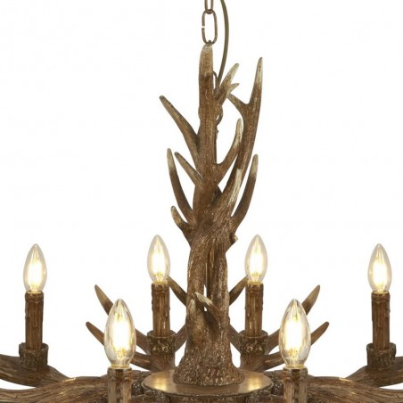 Lámpara de araña Stag (12 luces)